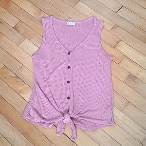 Pink Lily tank top
